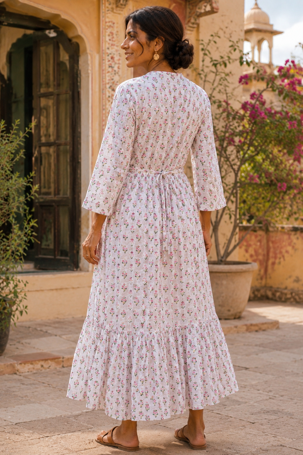 Eloise Dress, Rosewater Bloom