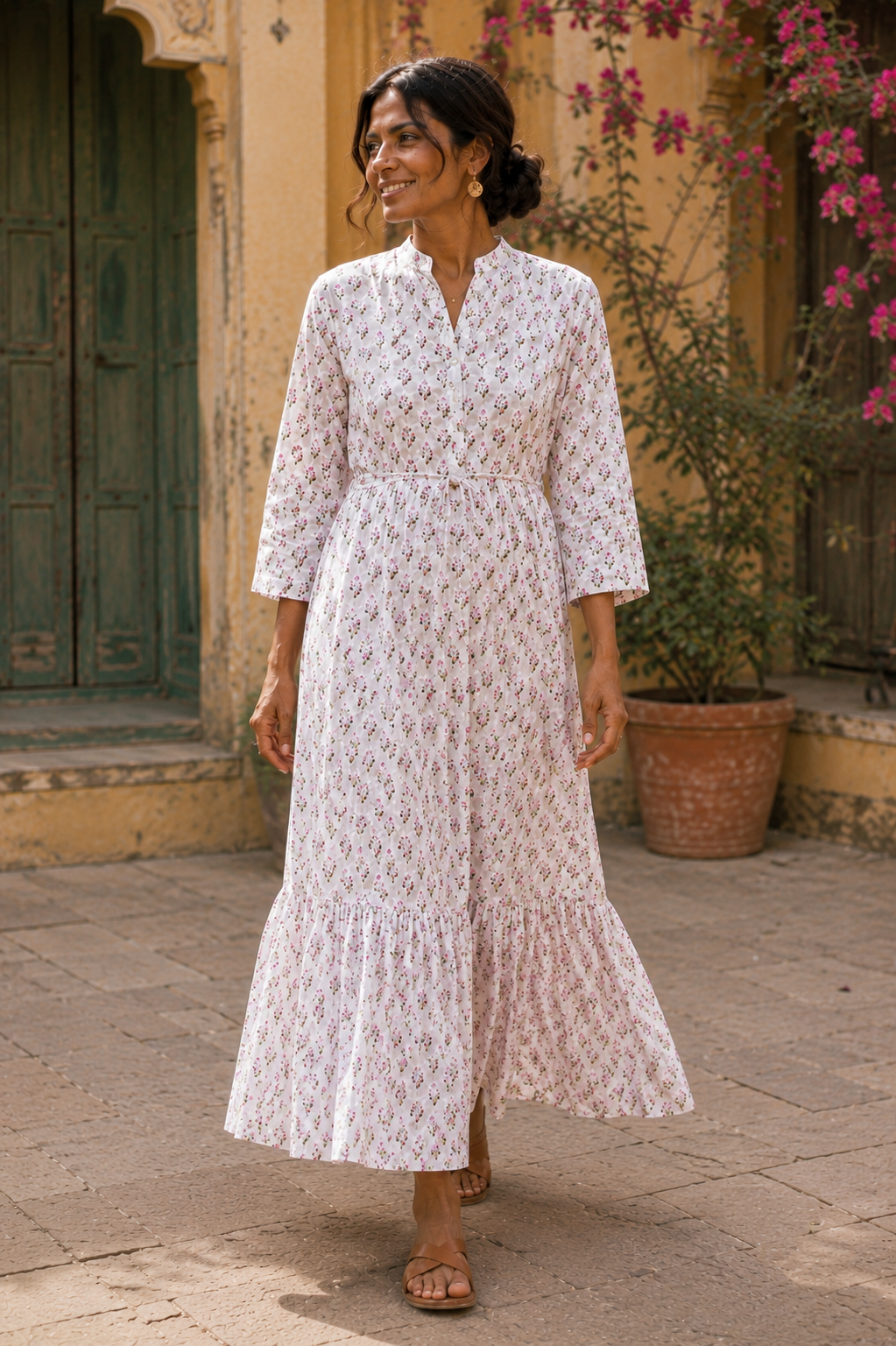 Eloise Dress, Rosewater Bloom