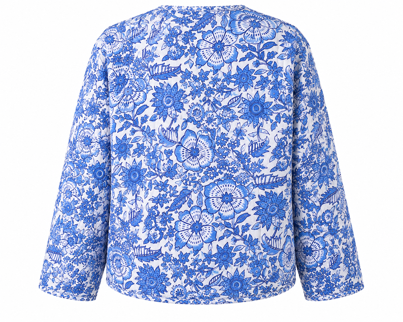 Lexis Reversible Quilted Jacket, Indigo Mosaic