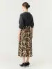 Pella Skirt, Black Leo Print