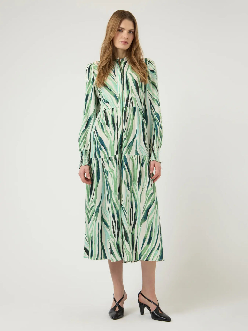 Asina Long Dress, Pristine Zelly