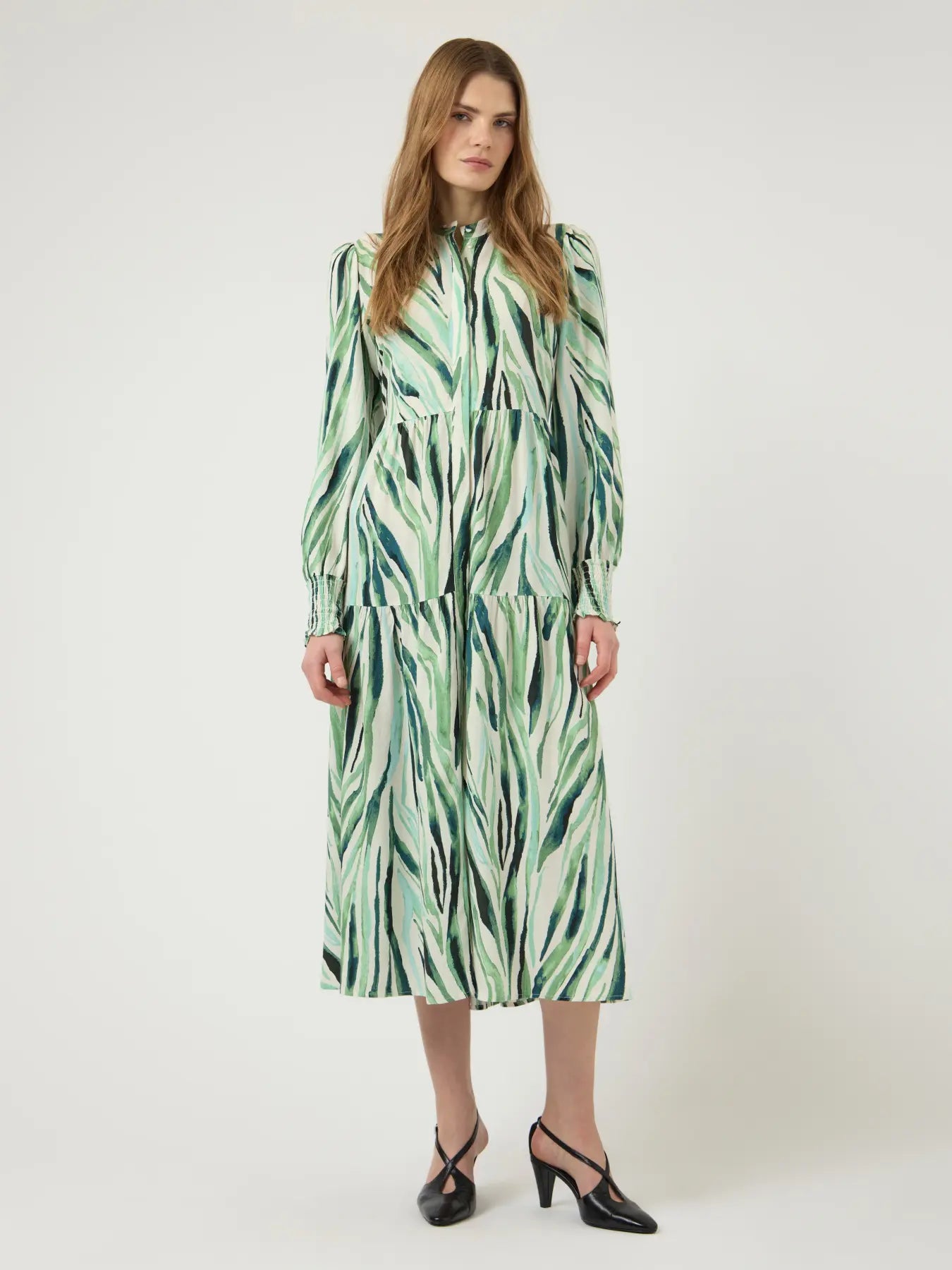 Asina Long Dress, Pristine Zelly
