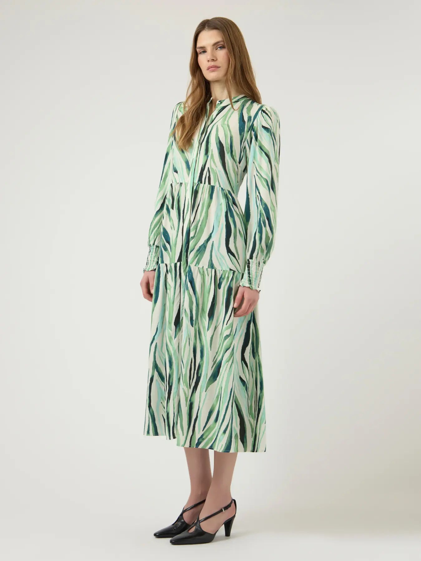 Asina Long Dress, Pristine Zelly