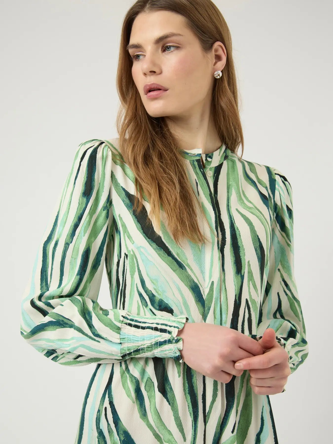 Asina Long Dress, Pristine Zelly