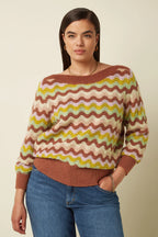 Erin Mesa Jumper, Bronze Brown