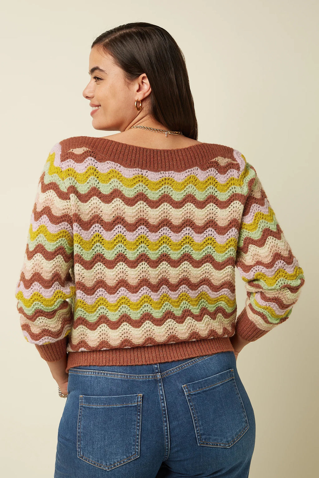 Erin Mesa Jumper, Bronze Brown