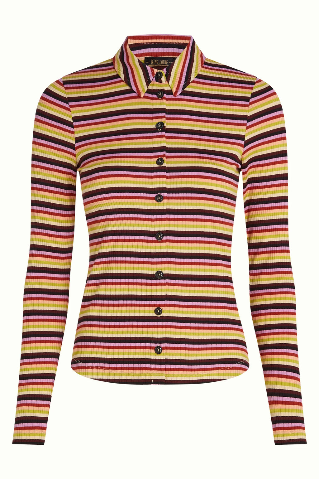 Josie Blouse, Multicolour Stripe