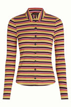 Josie Blouse, Multicolour Stripe