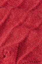 Lia Hiver Knit Top, Fiery Red