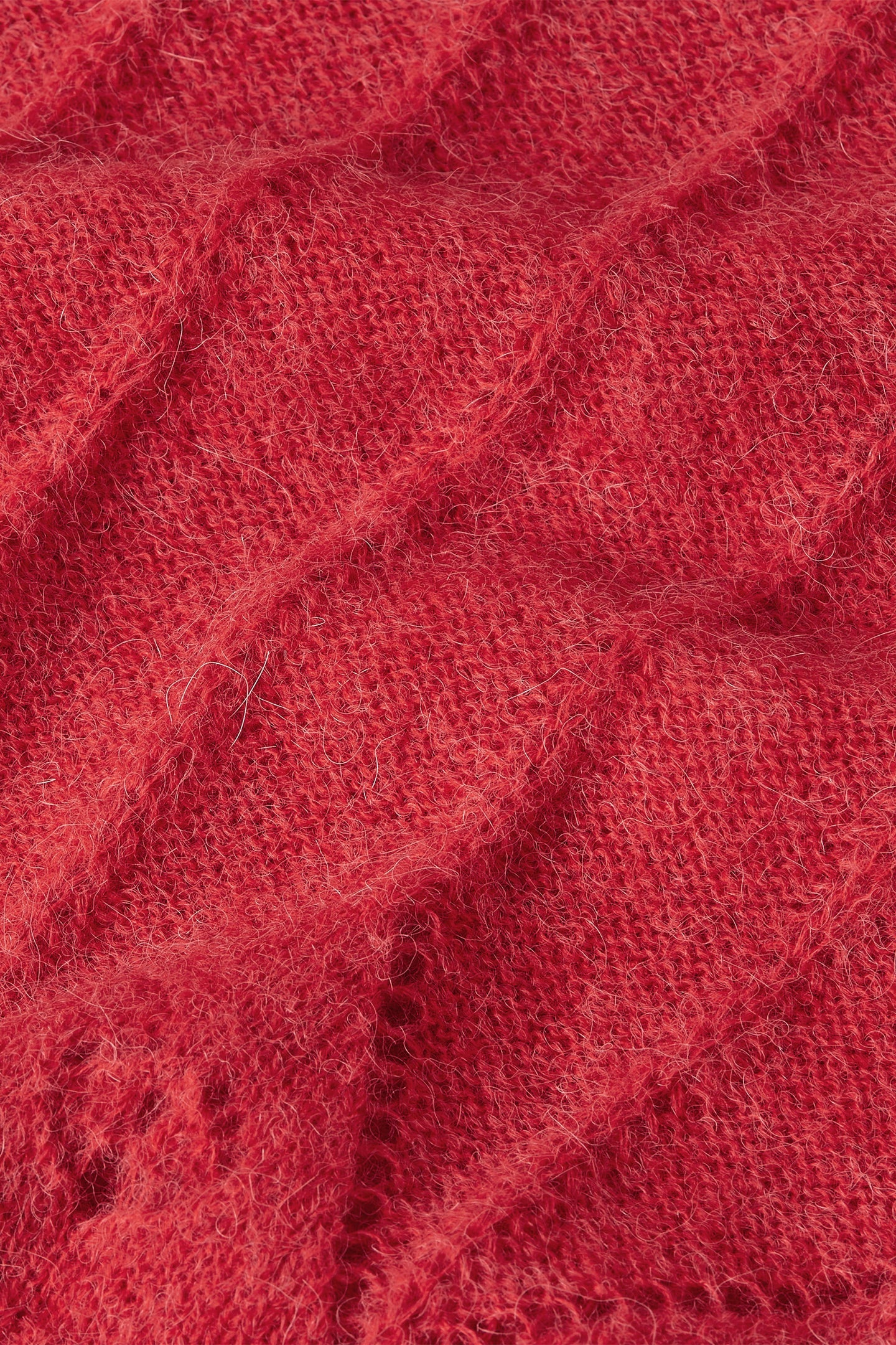 Lia Hiver Knit Top, Fiery Red