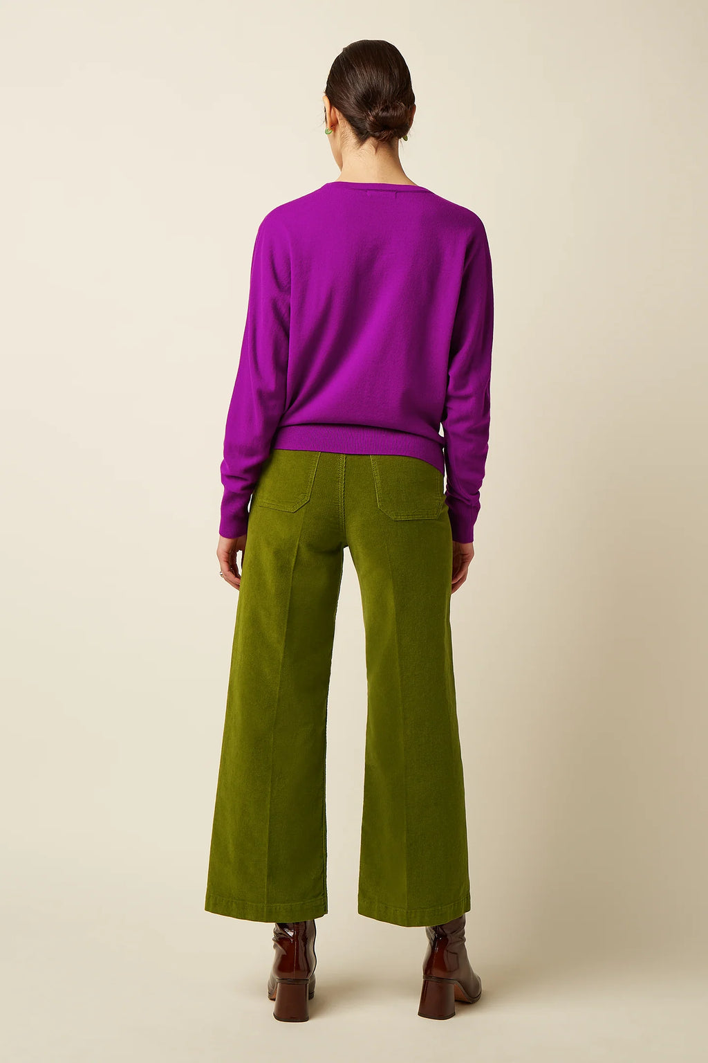 Paige Baby Cord Pocket Trouser, Posey Green