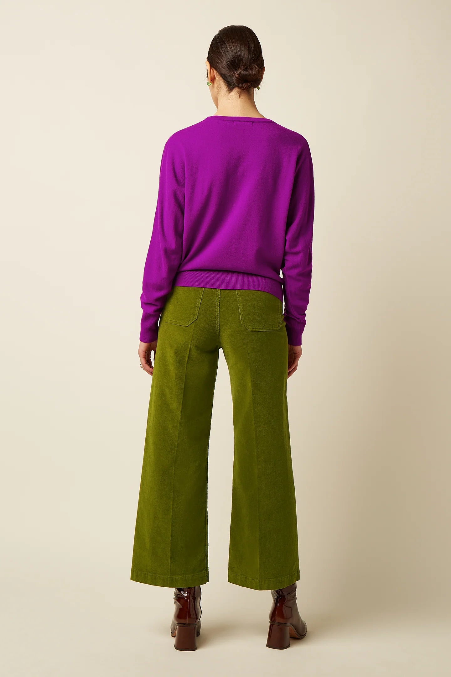 Paige Baby Cord Pocket Trouser, Posey Green