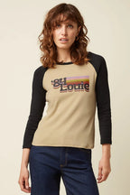 Iris Raglan T-Shirt, Louie Print