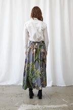 Orchid Grey A-Line Maxi Skirt