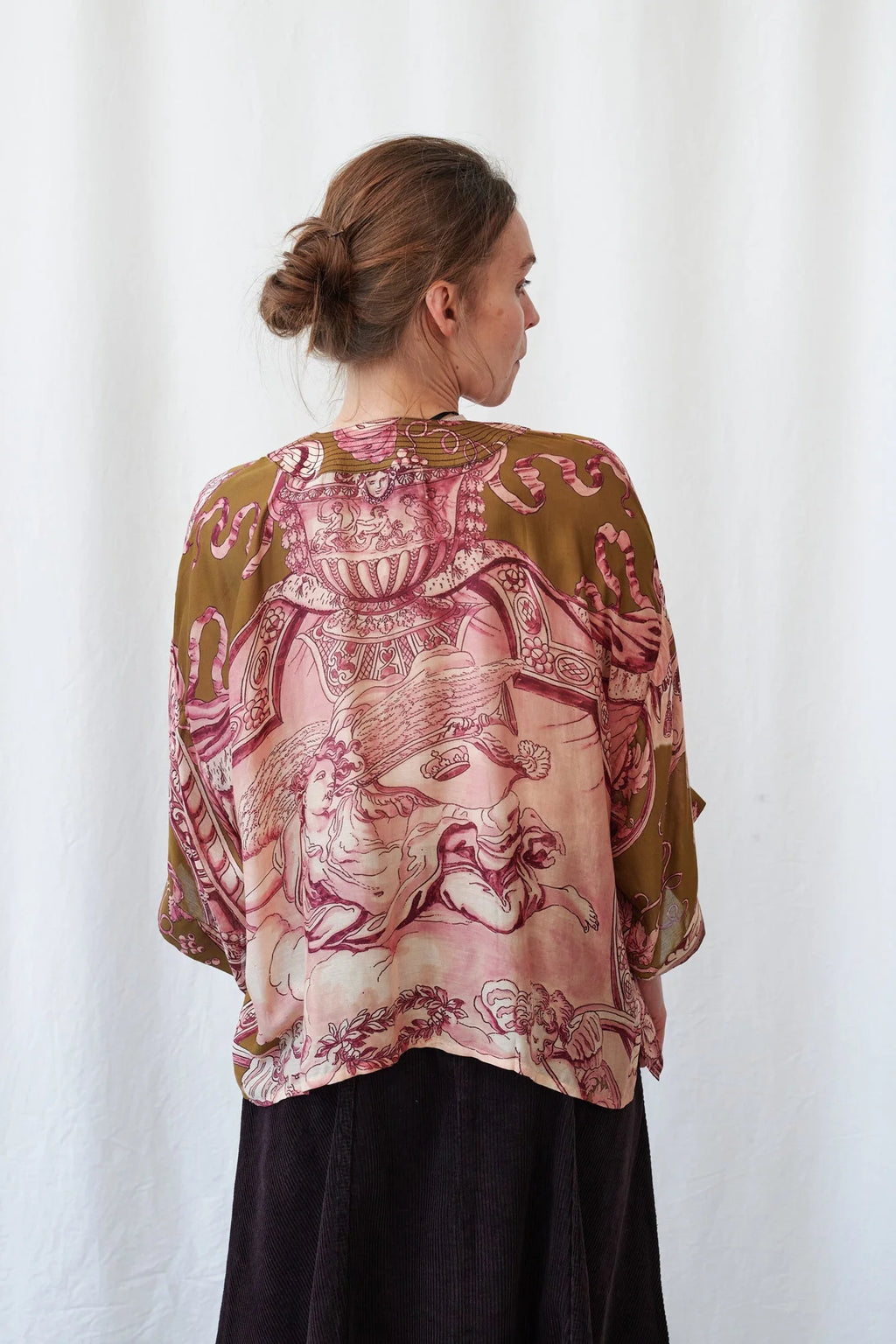 Angels Olive Kimono Jacket