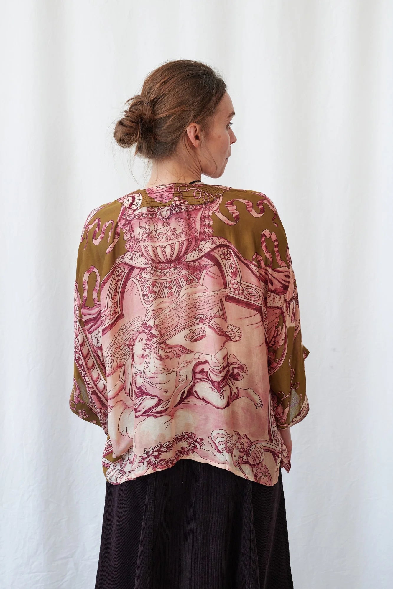Angels Olive Kimono Jacket