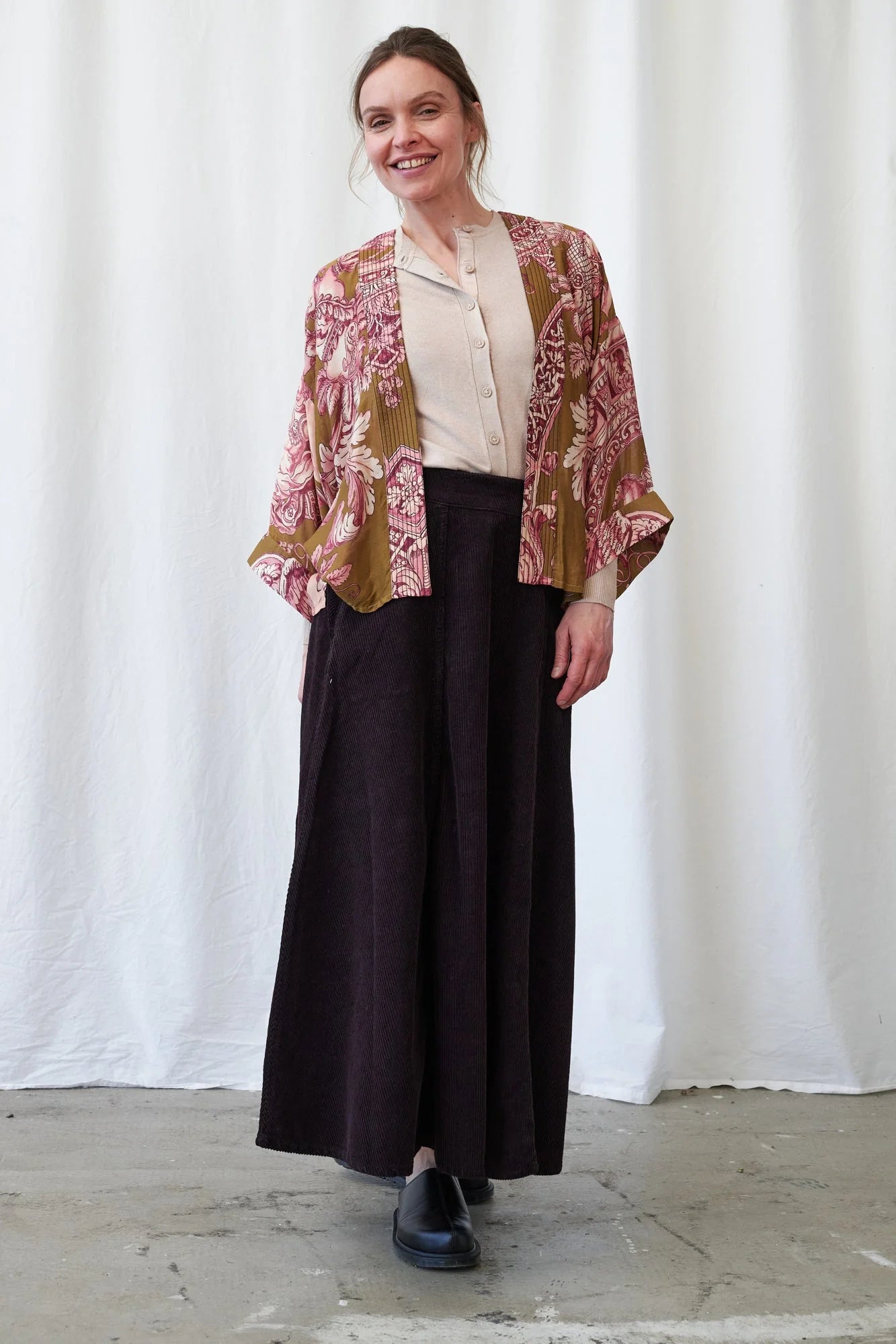 Angels Olive Kimono Jacket