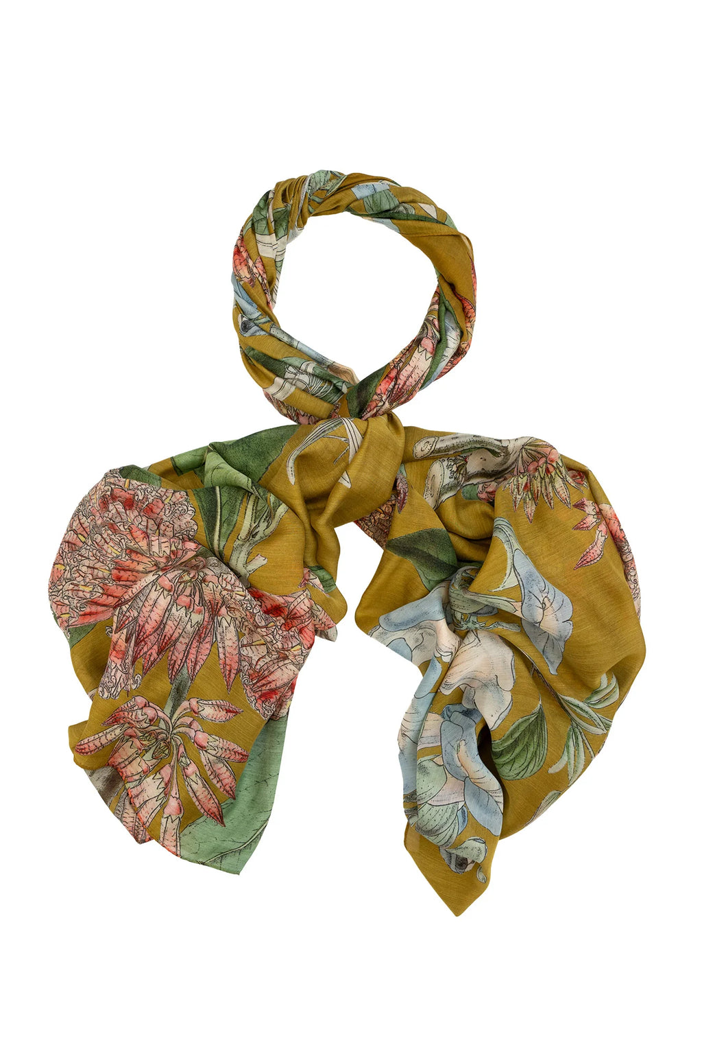 Rhodoleia Gold Scarf