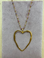 Big Love Necklace, Pink Tourmaline image 1