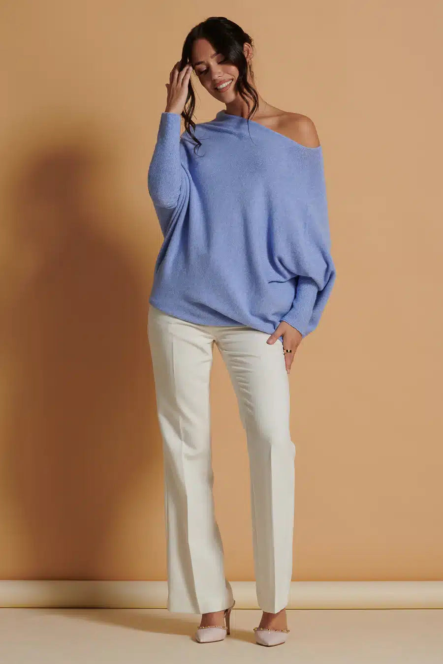 Asymmetric Knit, Grape image 5