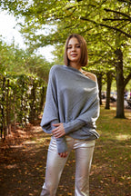 Asymmetric Knit, Grey image 2