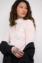 Rollneck Top, Off-White image 4