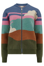 Solana Knitted Bomber, Multi, Cloudy Hills image 4