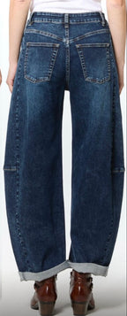 Tia Barrel Jean, Denim Blue image 3