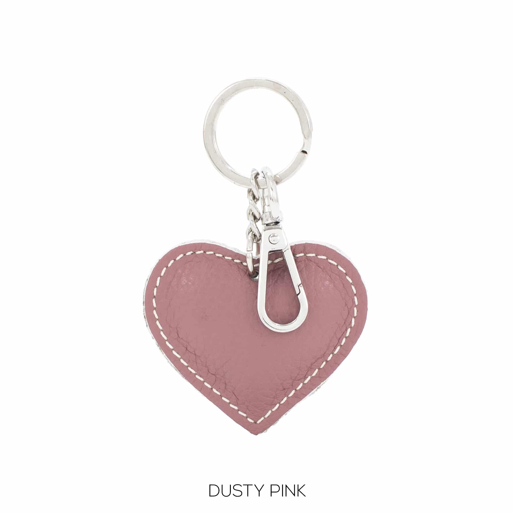 Leather Heart Keyring image 1