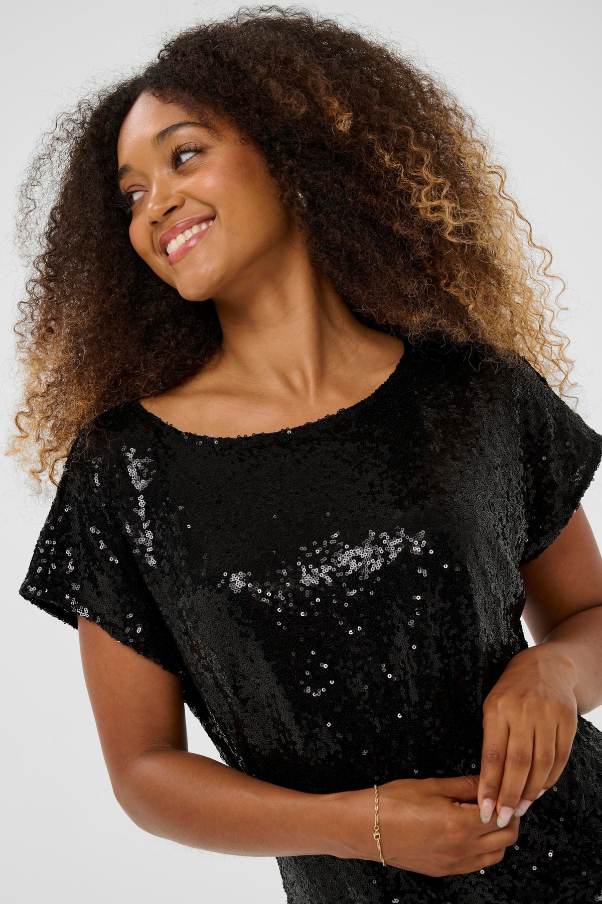 Glimmer Luxury Cocktail Dress, Black