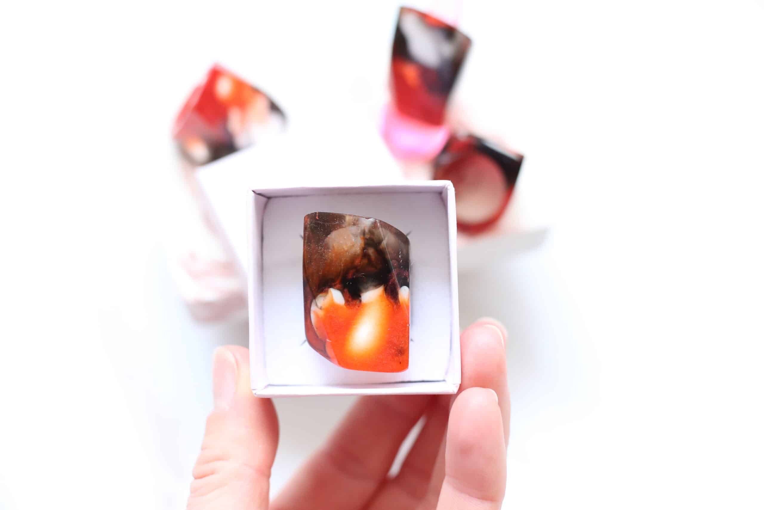 Tortoise Shell Long Ring image 3