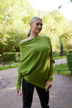 Asymmetric Knit, fern image 3