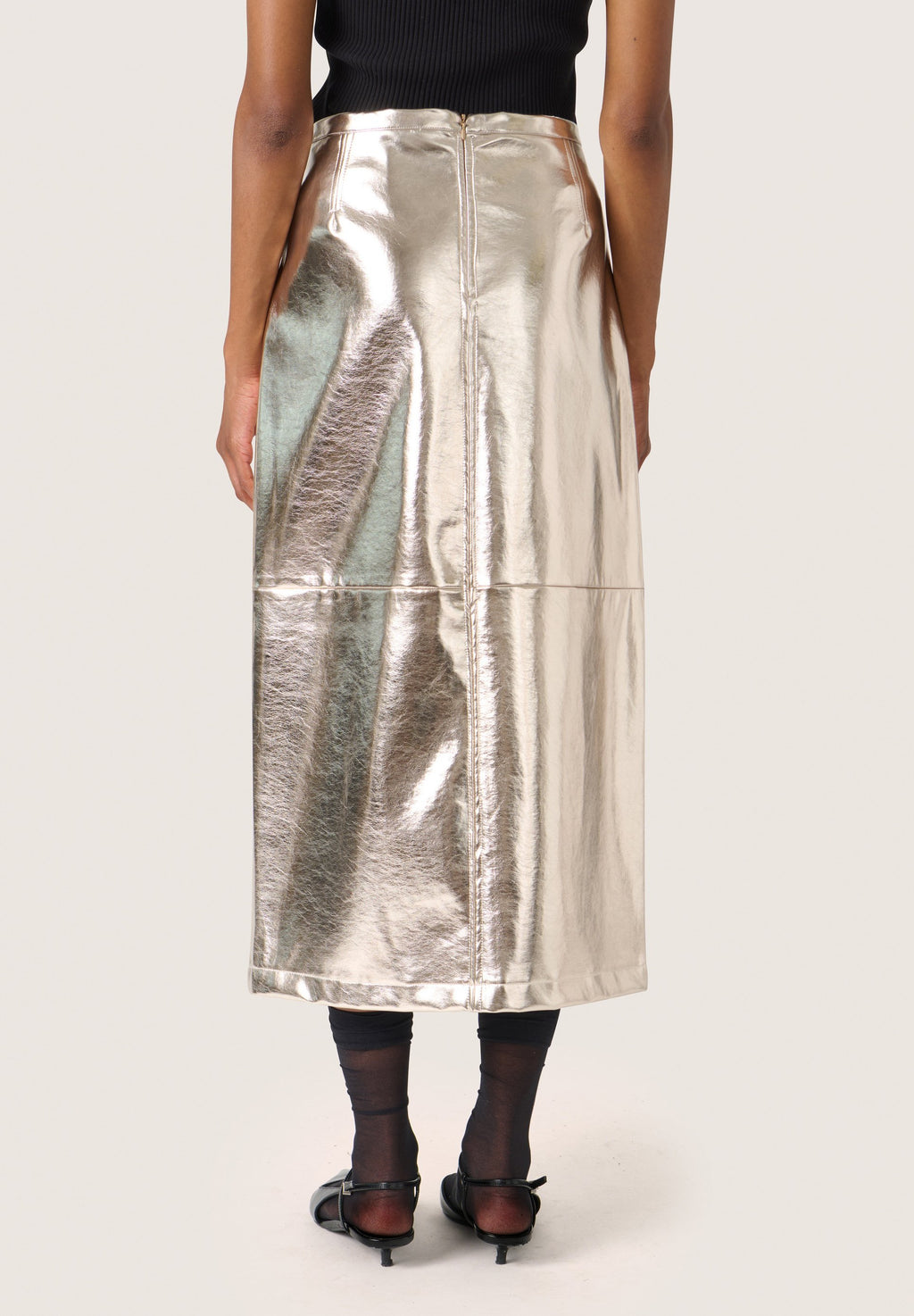 Danila Skirt, Gold — Soaked in Luxury
