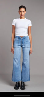 Rowan Jean - Wide Leg, Pale Wash image 8