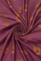 Highland Buffalo Print Wool Blend Scarf image 2
