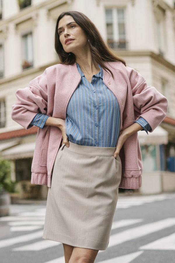 Gianina Jacket, Blush image 6