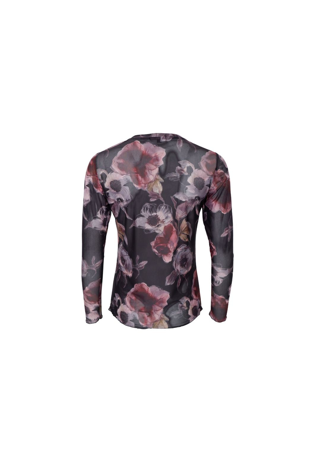 Bckamma Mesh Tee, Black Rose