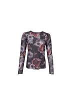 Bckamma Mesh Tee, Black Rose