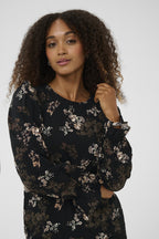 CRAlora Blouse, Black Autumn Floral