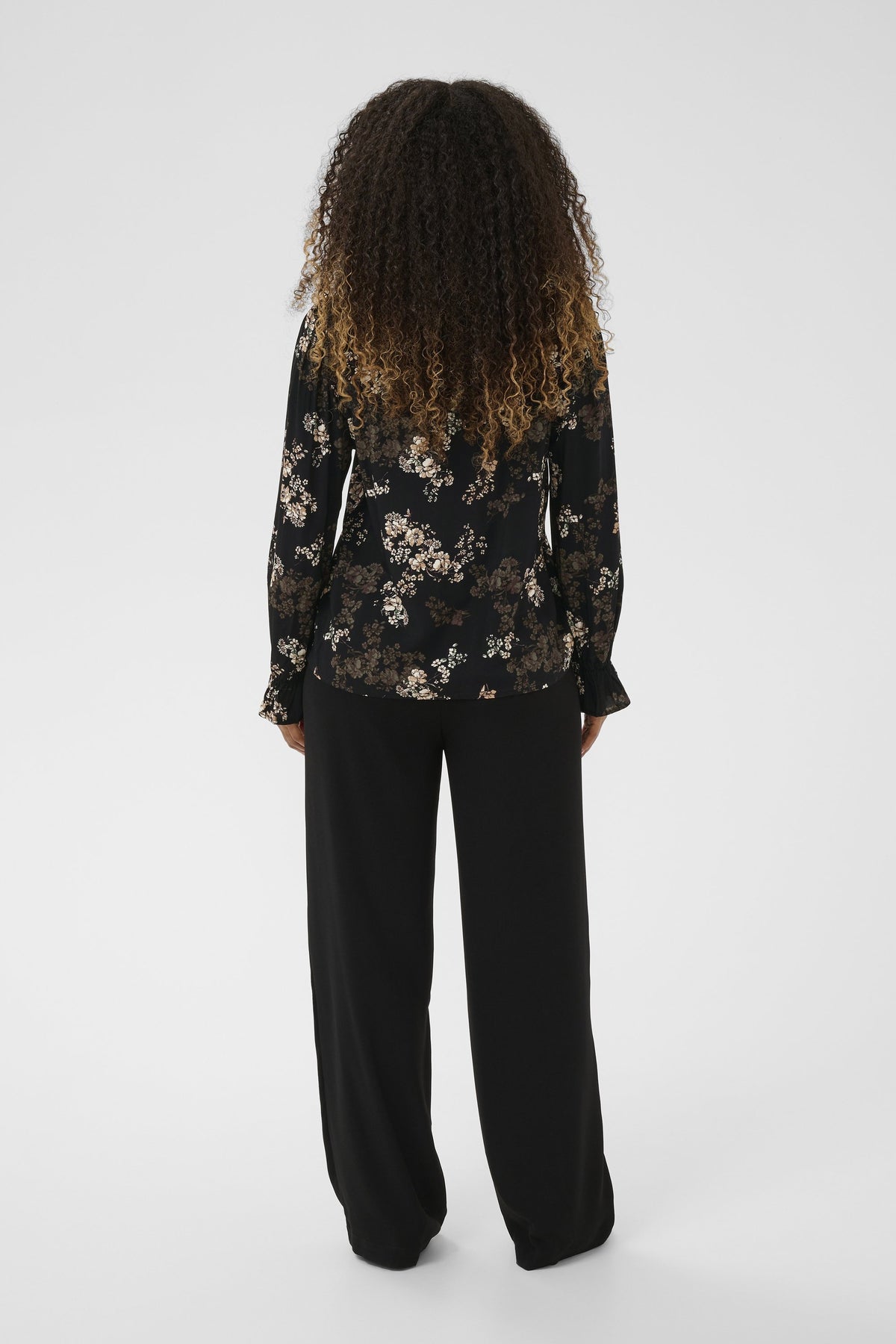 CRAlora Blouse, Black Autumn Floral
