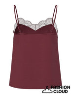 Tiffany Strap Lace Top, Tawny Port image 5