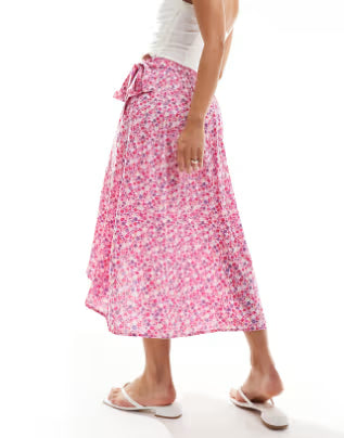Tala Skirt, Hot Pink Multi Flower image 10