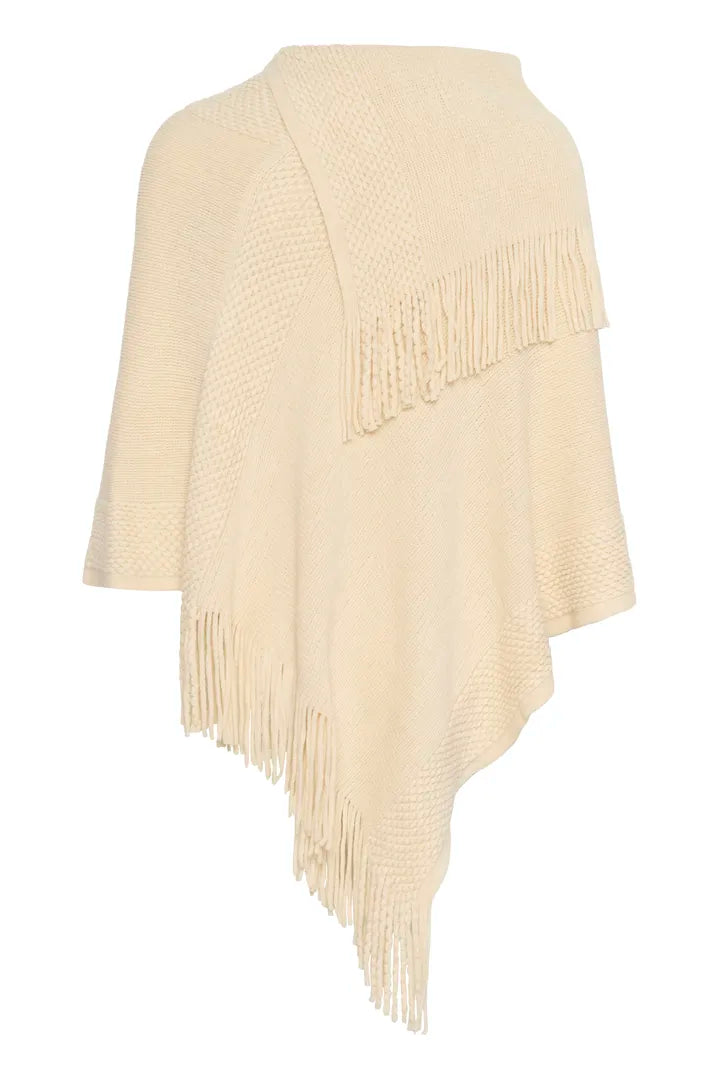 Sivas Knit Poncho, Birch image 5