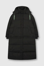 Jola Coat with detachable skirt, Black image 1
