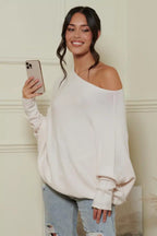 Asymmetric Knit, Seasonal White image 4