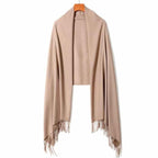 Tasselled Pashmina, Beige image 2