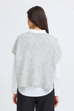 Sanny Cardigan,Light Grey Melange image 5