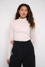 Rollneck Top, Off-White image 5
