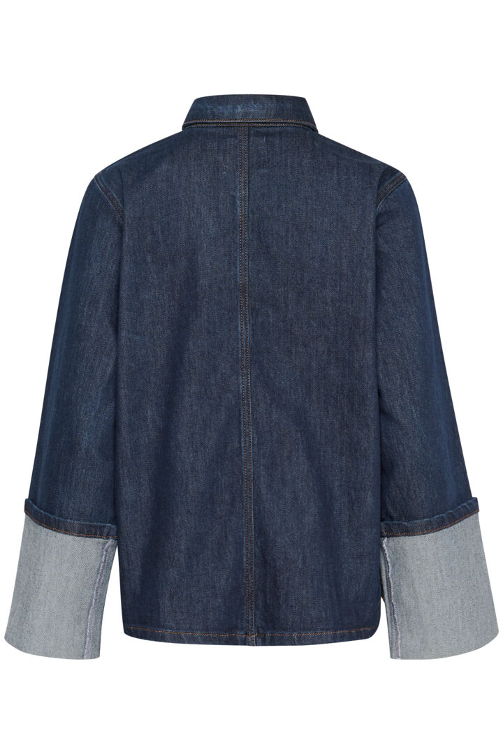 Abina Boxy Blouse, Indigo image 5