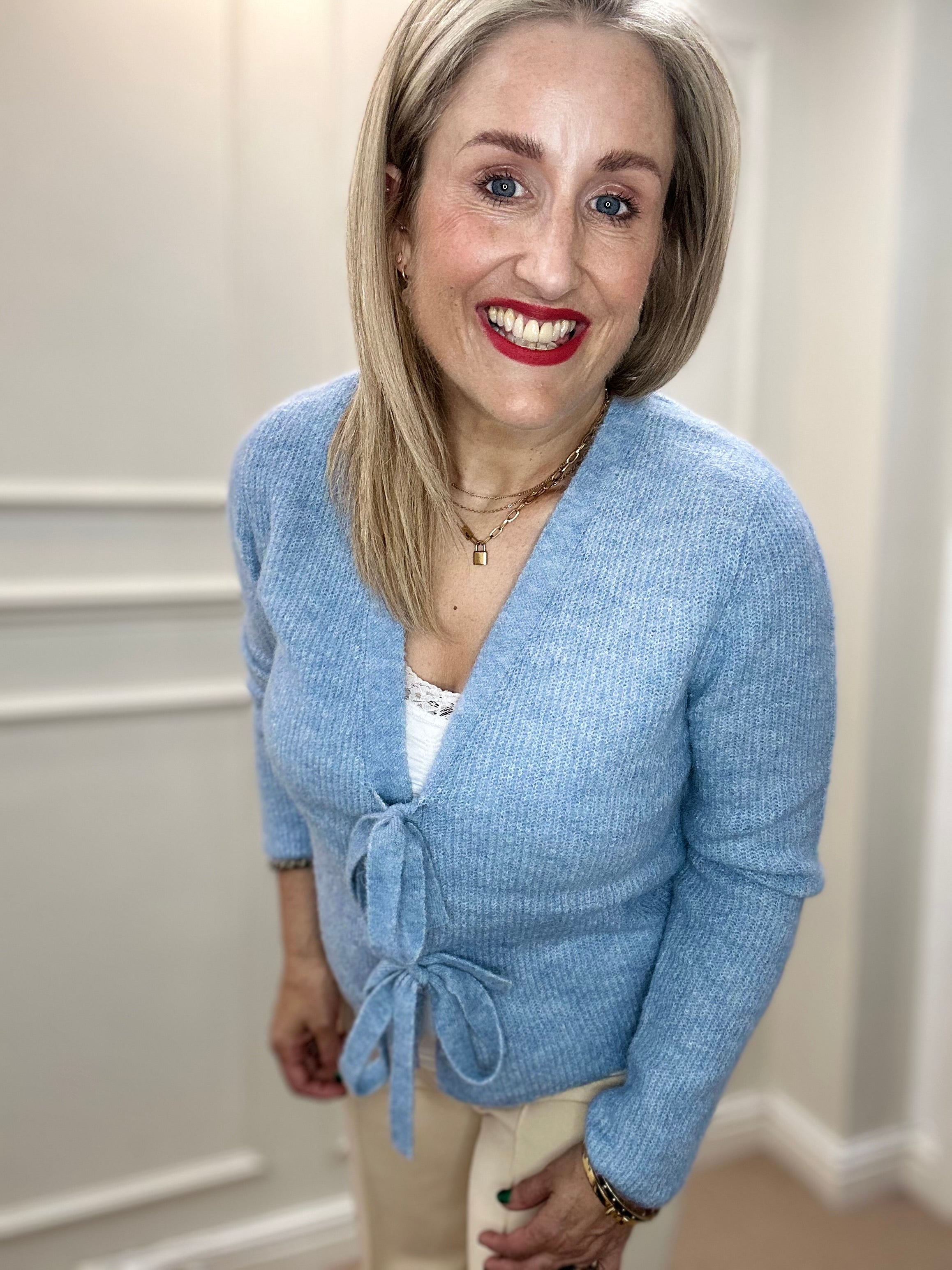 Gwen Cardigan, Blue image 0